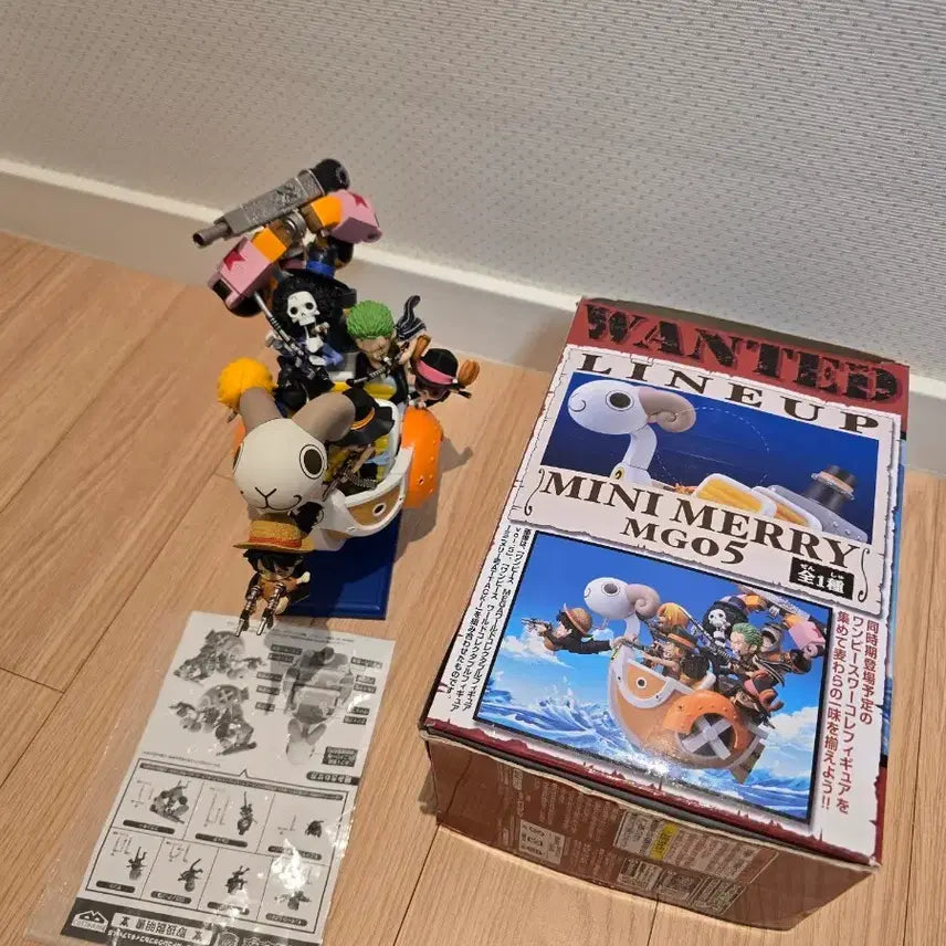 [BUNJANG] One Piece World Collectable Merry Go Attack Figure Set / 원피스 월드 콜렉터블 메리호 어택 월콜