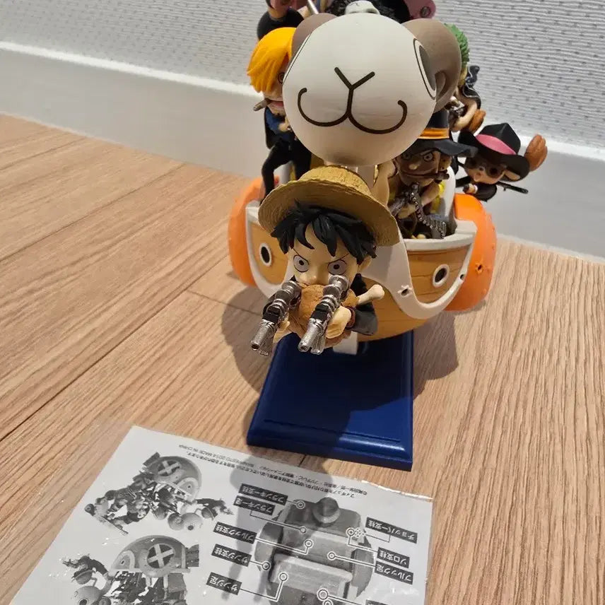 [BUNJANG] One Piece World Collectable Merry Go Attack Figure Set / 원피스 월드 콜렉터블 메리호 어택 월콜