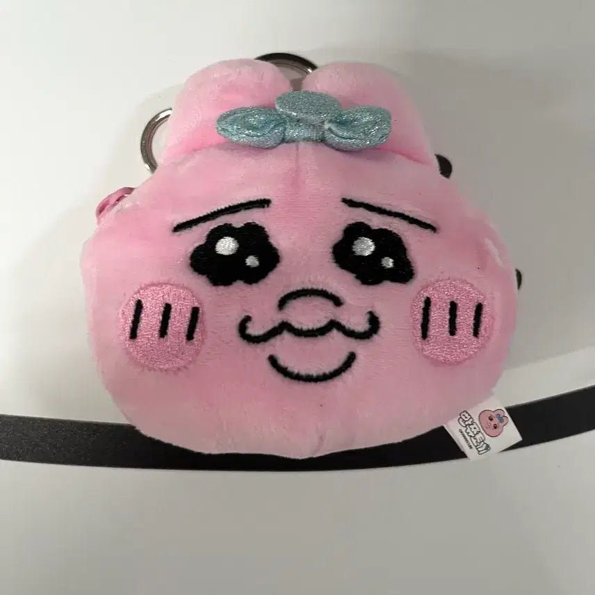 [BUNJANG] Ppanju Ppanju Rabbit Face Wallet Pouch Doll Keyring / 오빤쮸 빤쮸토끼 얼굴 지갑 파우치 인형 키링