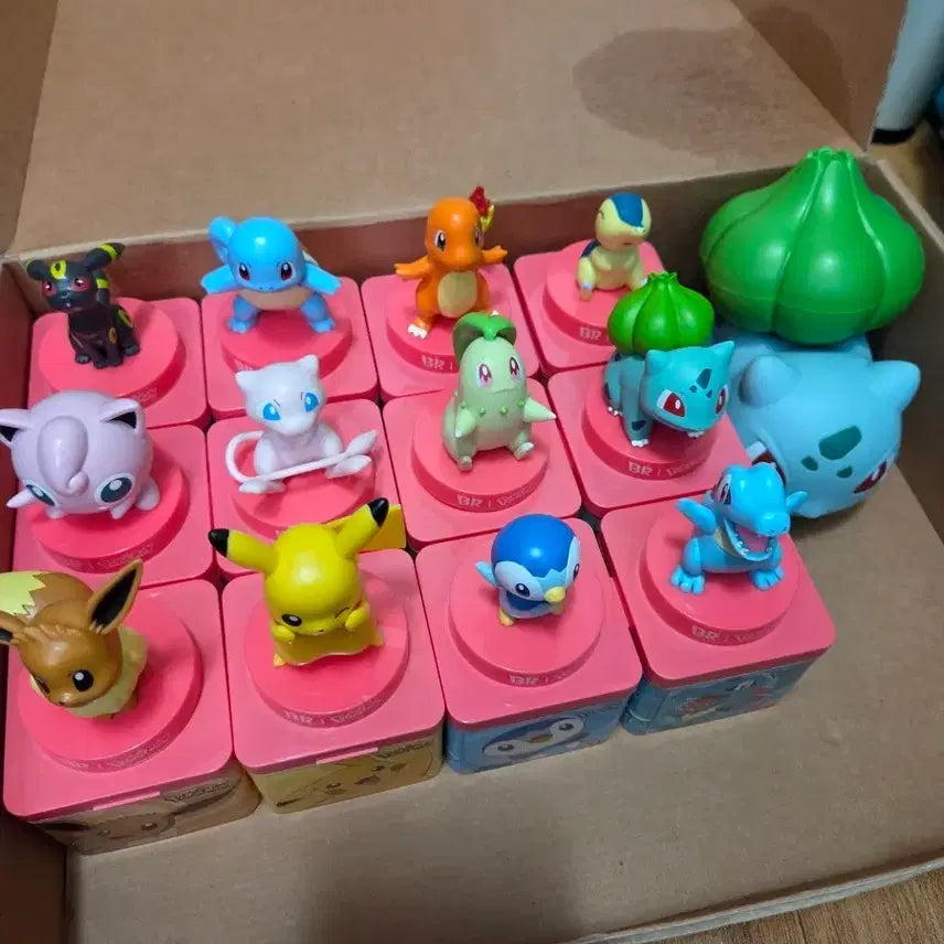 [BUNJANG] Pokémon BR Figure Set Generations 1 &amp; 2 / 포켓몬스터 BR 피규어 세트 1,2세대 포함