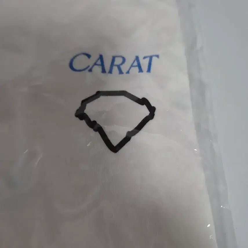[BUNJANG] Seventeen Carat White Short-Sleeve T-Shirt / 세븐틴 캐럿 흰색 반팔 티셔츠
