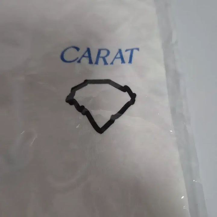 [BUNJANG] Seventeen Carat White Short-Sleeve T-Shirt / 세븐틴 캐럿 흰색 반팔 티셔츠
