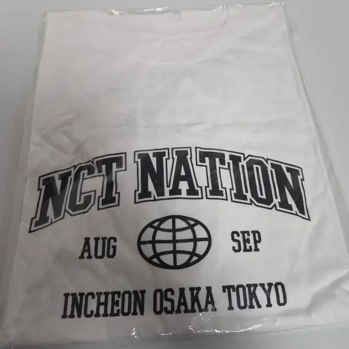 [BUNJANG] NCT NCT Nation White T-Shirt / NCT NATION 흰색 반팔 티셔츠