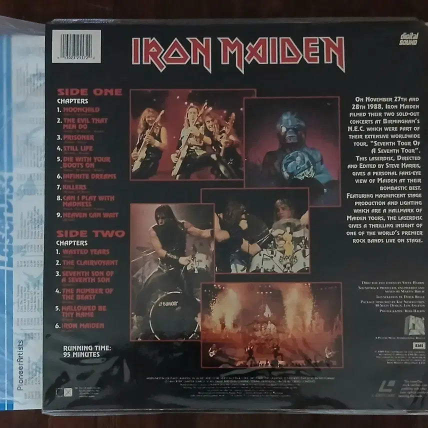 [BUNJANG] Iron Maiden Maiden England LaserDisc / 아이언 메이든 Maiden England 레이저디스크