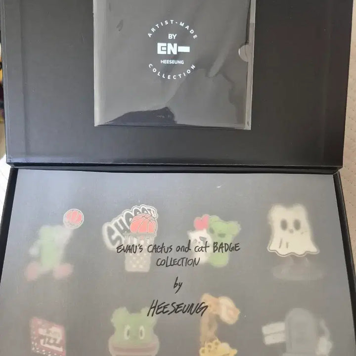 [BUNJANG] ENHYPEN Heeseung Artist-Made Badge Full Box / 엔하이픈 이희승 뺏지 아티스트메이드 굿즈 풀박