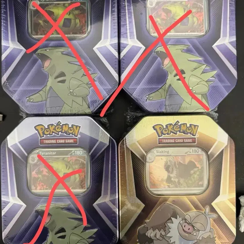 [BUNJANG] Pokemon TCG Magikarp &amp; Groudon Tin Case - North American Edition / 포켓몬 카드 마기라스, 게을킹 틴케이스 북미