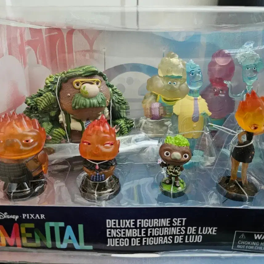 [BUNJANG] Disney Pixar Elemental Character Figure Set (Sealed) / 미개봉 디즈니 픽사 엘리멘탈 피규어 세트
