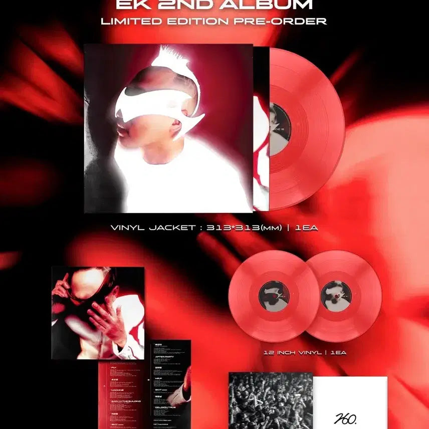 [BUNJANG] EK Yaho LP Red Color Limited Edition / ek yaho 이케이 야호 lp 레드컬러 한정반 판매합니다.