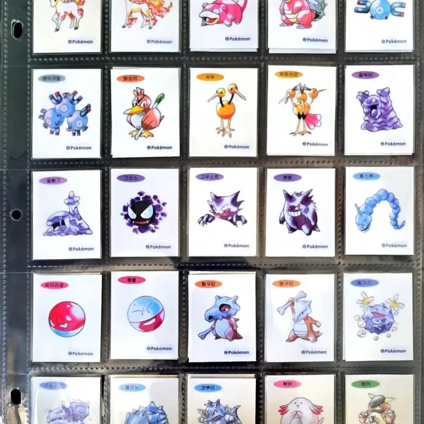 [BUNJANG] Pokemon 30th Anniversary Artworks Special Diboo Seal Full Set (100 Types) / 포켓몬 30주년 아트웍 스페셜 띠부띠부씰 전종 100종 세트