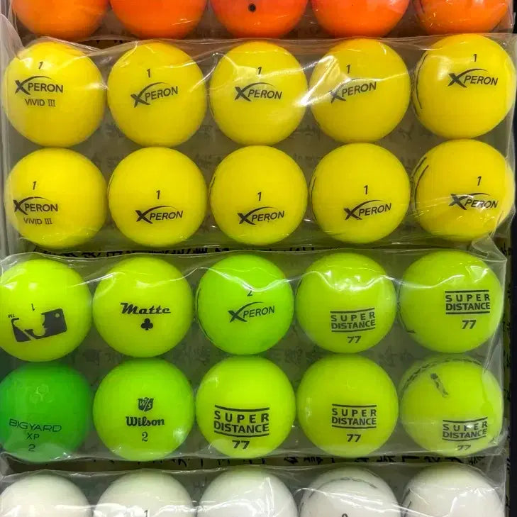 [BUNJANG] Matte Finish Lost Golf Balls (40 Count) / 무광 로스트볼