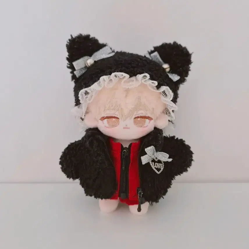 [BUNJANG] Lumi Closet Kitsch Kitty Black 10cm Doll Clothes / 루미클로젯 키치키티 10cm 솜인형 옷 블랙