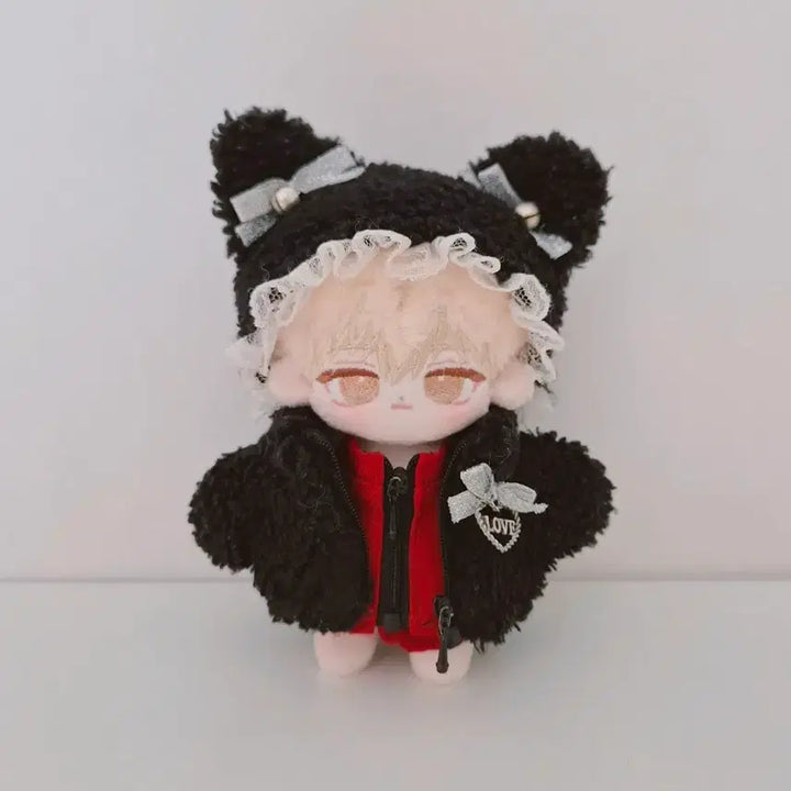 [BUNJANG] Lumi Closet Kitsch Kitty Black 10cm Doll Clothes / 루미클로젯 키치키티 10cm 솜인형 옷 블랙