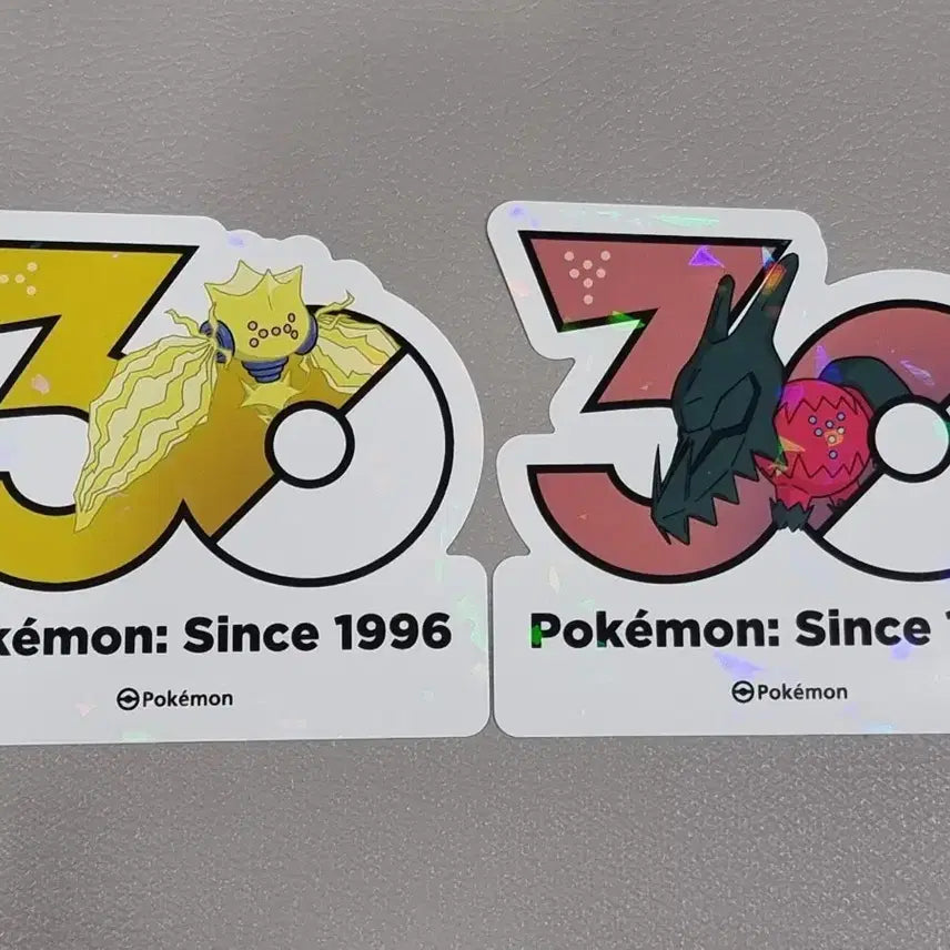 [BUNJANG] Pokemon 30th Anniversary Stickers - Regieleki &amp; Regidrago / 포켓몬 30주년 스티커 레지에레키 레지드래고