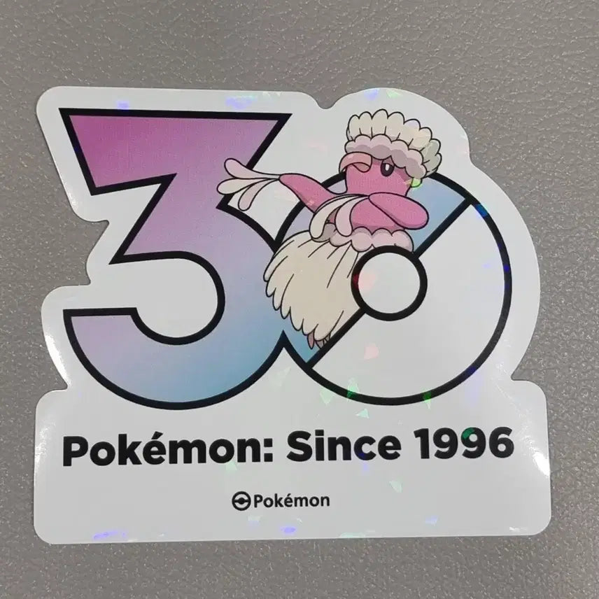 [BUNJANG] Pokemon 30th Anniversary Stickers Dancingduck (Hula Hula) &amp; Firey (Firey) / 포켓몬 30주년 스티커 춤추새