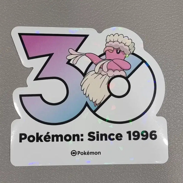 [BUNJANG] Pokemon 30th Anniversary Stickers Dancingduck (Hula Hula) &amp; Firey (Firey) / 포켓몬 30주년 스티커 춤추새