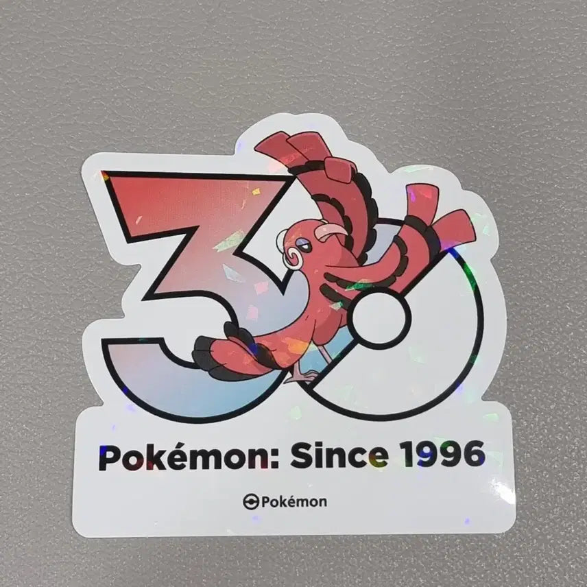 [BUNJANG] Pokemon 30th Anniversary Stickers Dancingduck (Hula Hula) &amp; Firey (Firey) / 포켓몬 30주년 스티커 춤추새