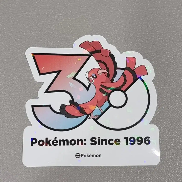 [BUNJANG] Pokemon 30th Anniversary Stickers Dancingduck (Hula Hula) &amp; Firey (Firey) / 포켓몬 30주년 스티커 춤추새
