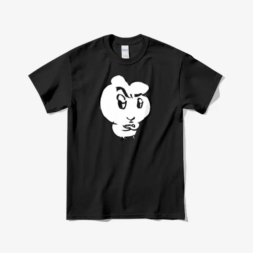[BUNJANG] GiNiHwiGi GiRaGiRa Short Sleeve T-Shirt White L / 기니휘기 기라기라 반팔 티셔츠 화이트 L