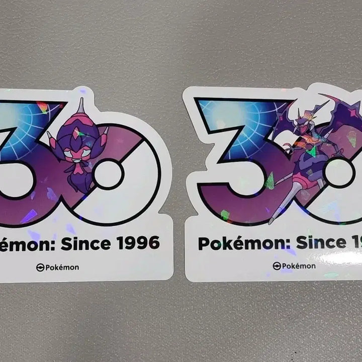 [BUNJANG] Pokemon 30th Anniversary Stickers: Bebenom, Agoyong / 포켓몬 30주년 스티커 베베놈 아고용