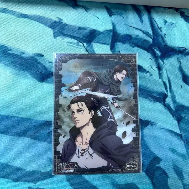 [BUNJANG] Attack on Titan Levi &amp; Eren Photocard / 진격의 거인 리바이 &amp; 에렌 포토카드