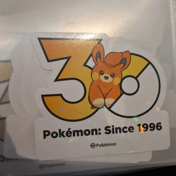 [BUNJANG] Pokemon 30th Anniversary Logo Sticker Exchange (Eevee, Sylveon, Pikachu) / 포켓몬 30주년 로고 스티커 교환(이브이, 님피아, 피카츄)