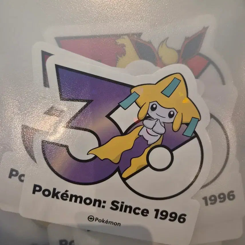 [BUNJANG] Pokemon 30th Anniversary Logo Sticker Exchange (Eevee, Sylveon, Pikachu) / 포켓몬 30주년 로고 스티커 교환(이브이, 님피아, 피카츄)