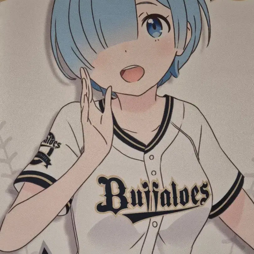 [BUNJANG] Re:Zero Ram Oriks Buffaloes Collaboration Tapestry / 리제로 렘 오릭스 버팔로스 테피스트리