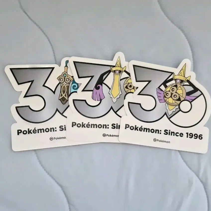 [BUNJANG] Pokemon 30th Anniversary Aegislash Sticker Set / 포켓몬 30주년 기념 스티커 킬가르도 세트