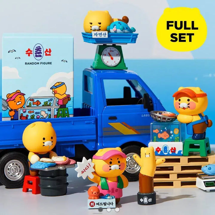 [BUNJANG] Kakao Friends Chunsik Chunsan Full Set Figure (Sealed) / 춘식이 춘수산 피규어_미개봉