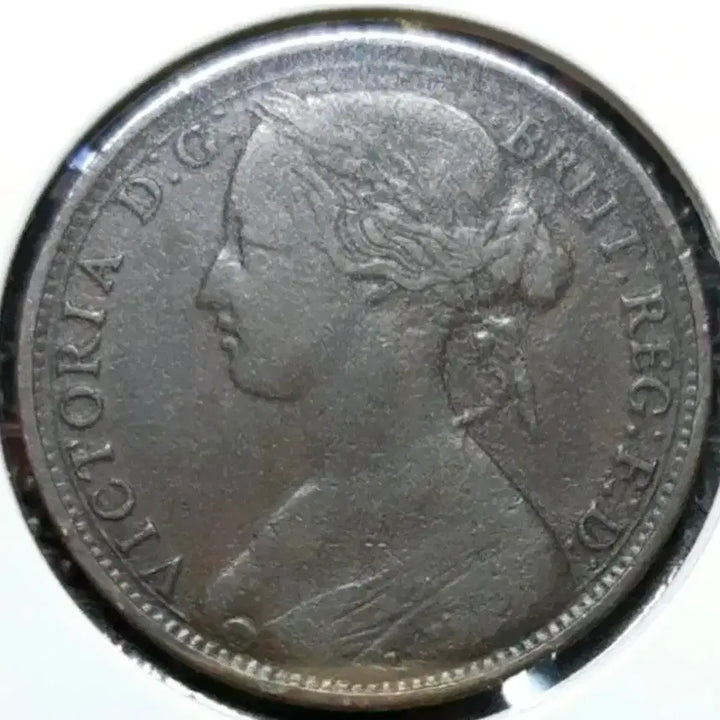 [BUNJANG] 1863 UK Victoria Penny Large Coin / 영국 빅토리아 1863년 1페니 대형주화.외국주화 주화 동전 화폐