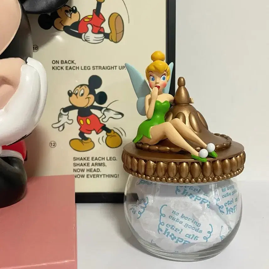[BUNJANG] Tinkerbell Canister &amp; Piggy Bank / 팅커벨 캐니스터 (&amp;저금통)