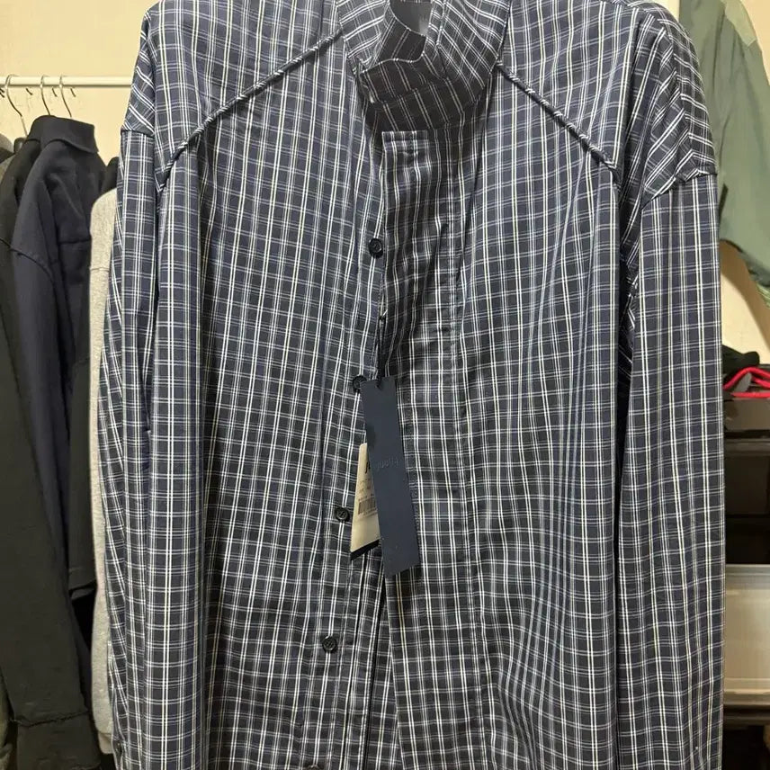 [BUNJANG] Juun.J Navy Shirt Jacket / 준지 juunj 네이비 셔츠 자켓 JC4164P05R