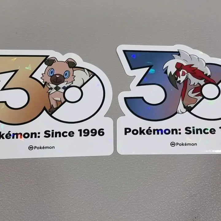 [BUNJANG] Pokemon 30th Anniversary Stickers - Litten / 포켓몬 30주년 스티커 암멍이 루가루암(밤)