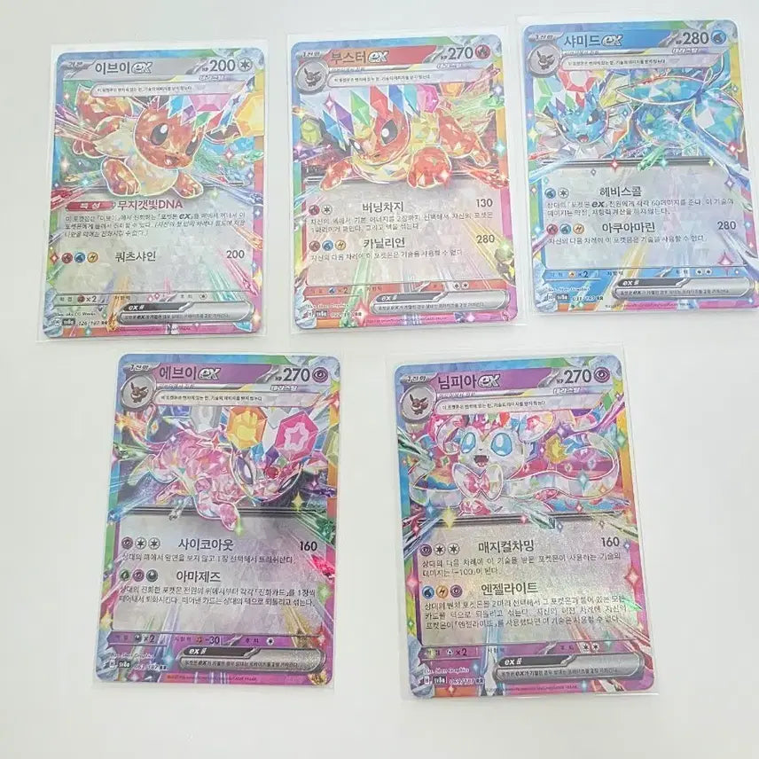 [BUNJANG] Pokemon Card Terastal Festa RR 5 Type Bundle Set / 포켓몬카드 테라스탈페스타 RR 5종 일괄