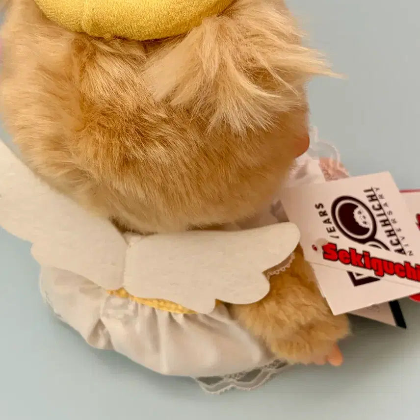 [BUNJANG] Sekiguchi Love Happy Monchhichi Angel 50th Anniversary M Size / 세키구치 러브해피 몬치치 엔젤 50주년 M