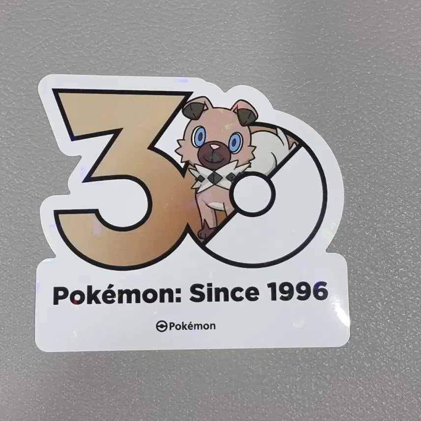 [BUNJANG] Pokemon 30th Anniversary Littens Sticker / 포켓몬 30주년 스티커 암멍이