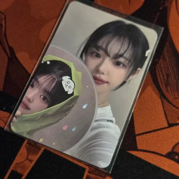 [BUNJANG] NMIXX Jyunni Lucky Draw Photocard / qwer 쵸단 부채 미공포 당첨자 특전 포카