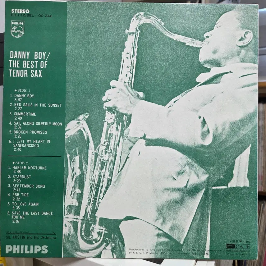 [BUNJANG] The Best of Danny Boy Tenor Saxophone / THE BEST OF TENOR SAX (DANNY BOY)