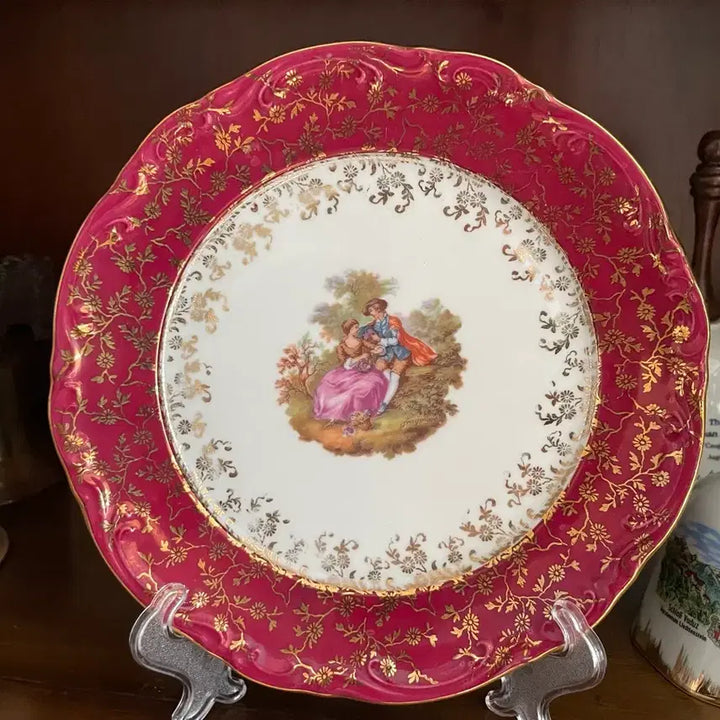 [BUNJANG] Bavaria German Romantic Couple Plate / 독일 바바리아 연인 접시