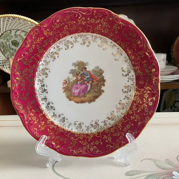 [BUNJANG] Bavaria German Romantic Couple Plate / 독일 바바리아 연인 접시