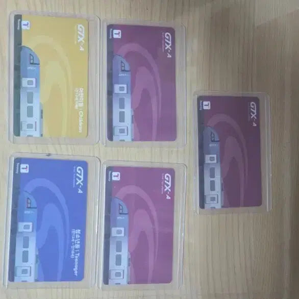 [BUNJANG] GTX-A Commemorative Public Transit Card (5 Cards) / GTX-A 개통기념 교통카드(총5매)
