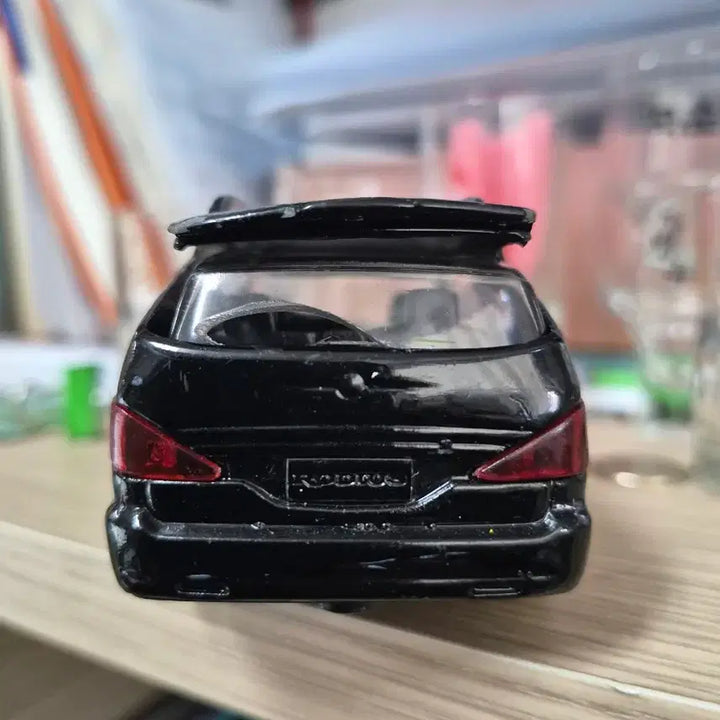 [BUNJANG] SsangYong Rodius Mini Car - Black / 쌍용 로디우스 미니카 블랙 국산미니카  인테리어소품용 장난감차