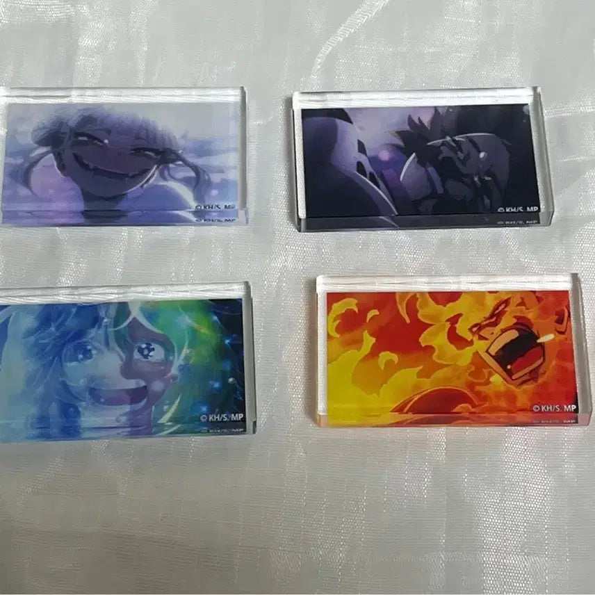 [BUNJANG] My Hero Academia Acrylic Card Set (4 Types) / 나의 히어로 아카데미 아크릴 카드 4종 세트