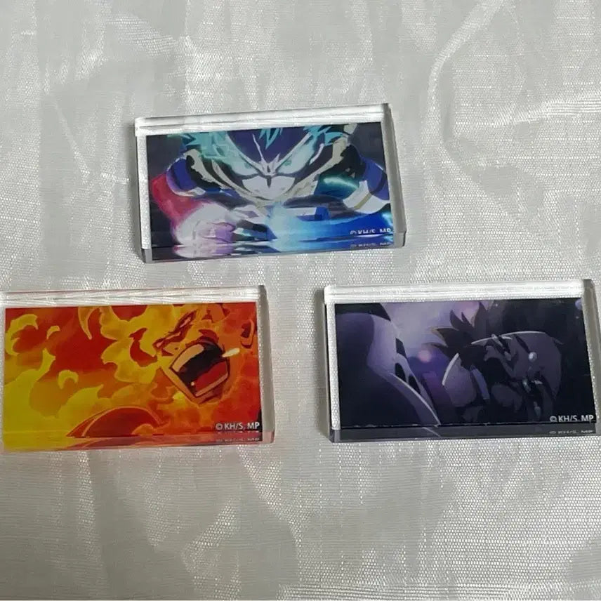 [BUNJANG] My Hero Academia Acrylic Card Set (3 Types) / 나의 히어로 아카데미 아크릴 카드 3종 세트