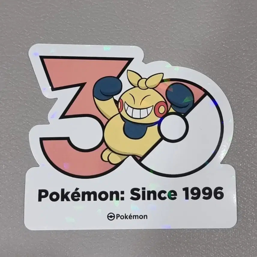 [BUNJANG] Pokemon 30th Anniversary Sticker Set / 포켓몬 30주년 스티커 마크탕