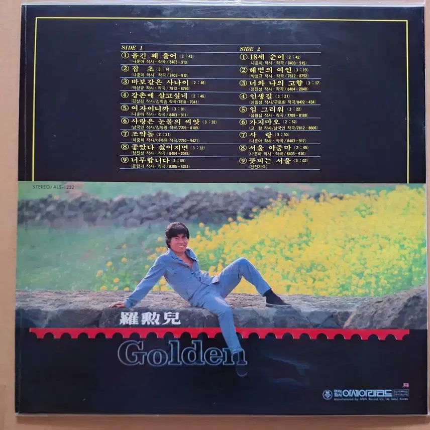 [BUNJANG] Na Hoon-a Golden Album LP / 나훈아 Golden 앨범 LP