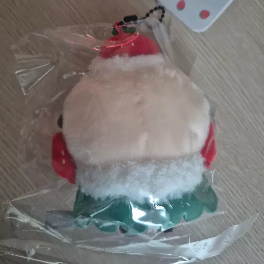 [BUNJANG] Chiikawa Racco Strawberry Pocket Plush / 치이카와 포켓 딸기 랏코