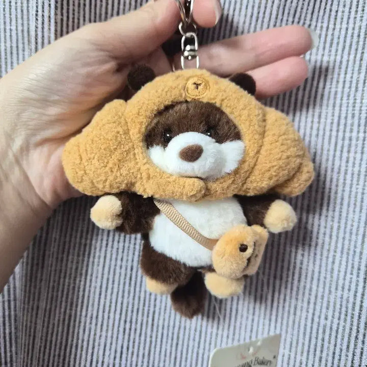 [BUNJANG] Racco Bakery Keyring Doll Bag Charm / 랏코상 베이커리 키링 인형 가방