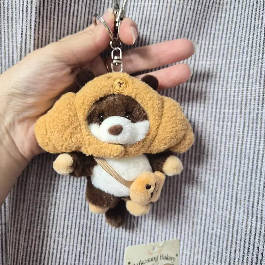 [BUNJANG] Racco Bakery Keyring Doll Bag Charm / 랏코상 베이커리 키링 인형 가방