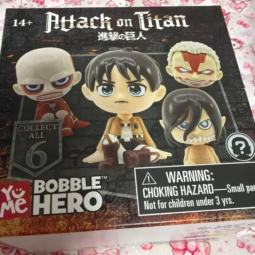 [BUNJANG] Attack on Titan Bubble Hero Random Figure (Unsealed/Karakore) / 진격의 거인 버블 히어로 랜덤 피규어 (단순개봉/카라코레)